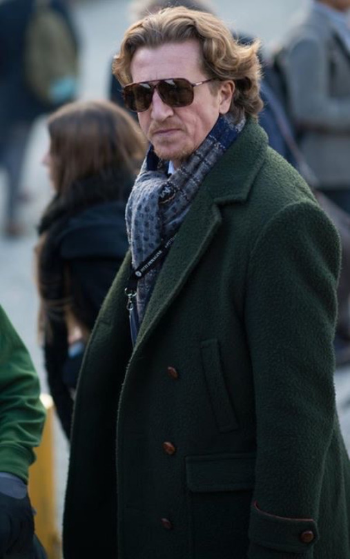 Green coat